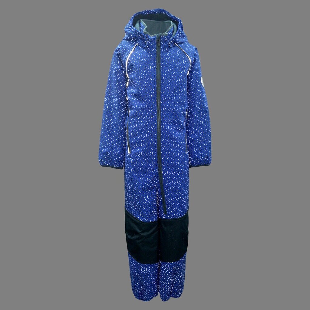 Huppa laste softshell kombinesoon ADAL 1, sinine-tumehall hind ja info | Poiste joped | kaup24.ee