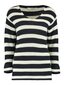 Zabaione naiste džemper YESENIA DZ*01, tumesinine/valge 4067218193814 цена и информация | Naiste kampsunid | kaup24.ee