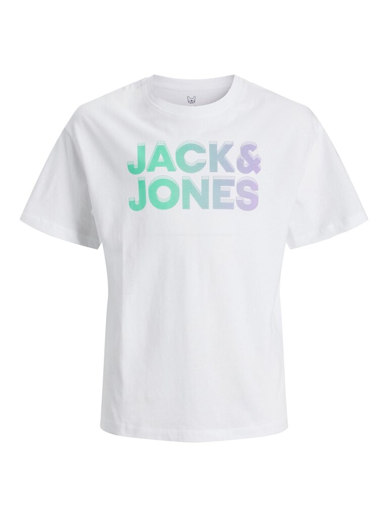 Jack & Jones laste T-särk 12230872*02, valge 5715414353165 hind ja info | Tüdrukute särgid | kaup24.ee