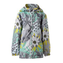 Huppa детская куртка 40g Joly 17840004*34028, светло-серый/желтый 4741632151550 цена и информация | Куртки, пальто для девочек | kaup24.ee
