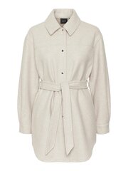 Vero moda  женская рубашка-пиджак 10252770*02, натурально-белый/oatmeal 5715363836597 цена и информация | Женские пальто | kaup24.ee