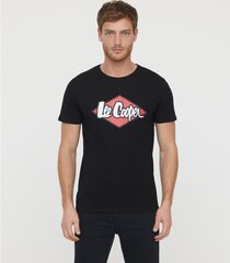 Lee Cooper мужская футболка AZZIK*02, черный 3568051685753 цена и информация | Meeste T-särgid | kaup24.ee
