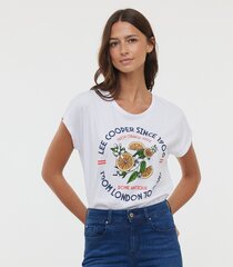 Lee Cooper женская футболка AZIAL*01, белый 3568051847892 цена и информация | Женские футболки | kaup24.ee