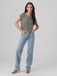 Vero Moda naiste T-särk 10284469*01, must/valge 5715366120518 цена и информация | Naiste T-särgid, topid | kaup24.ee