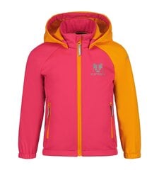 Icepeak laste softshell-jope Jenett 51868-3*630, fuksia/kollane 6438535439875 hind ja info | Tüdrukute joped ja mantlid | kaup24.ee