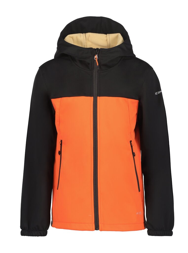 Icepeak laste softshell jope Kline 51897-3*642, punane/must 6438535495512 цена и информация | Poiste joped | kaup24.ee