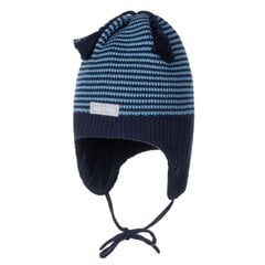 Lenne beebide müts Aberny 23240 A*229, tumesinine 4741593375774 цена и информация | Шапки, перчатки, шарфы для мальчиков | kaup24.ee