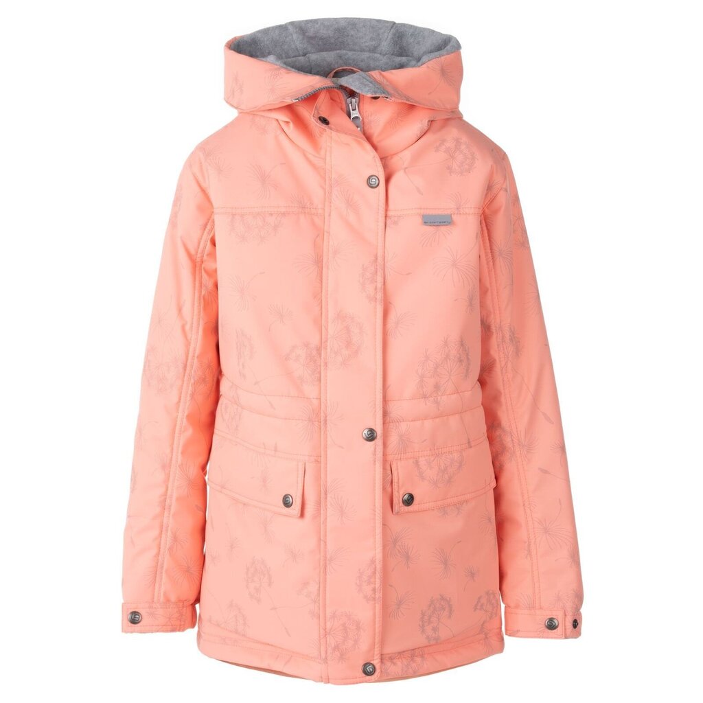 Lenne laste parka 80g Heldi 23264*1734, virsik/hall 4741593326325 цена и информация | Tüdrukute joped ja mantlid | kaup24.ee