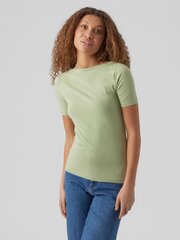 Vero Moda naiste T-särk 10231753*06, salatiroheline/Reseda 5715366877627 hind ja info | Naiste T-särgid, topid | kaup24.ee