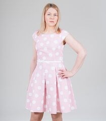Naiste kleit 232356 01, roosa/valge 232356*01-046 hind ja info | Kleidid | kaup24.ee