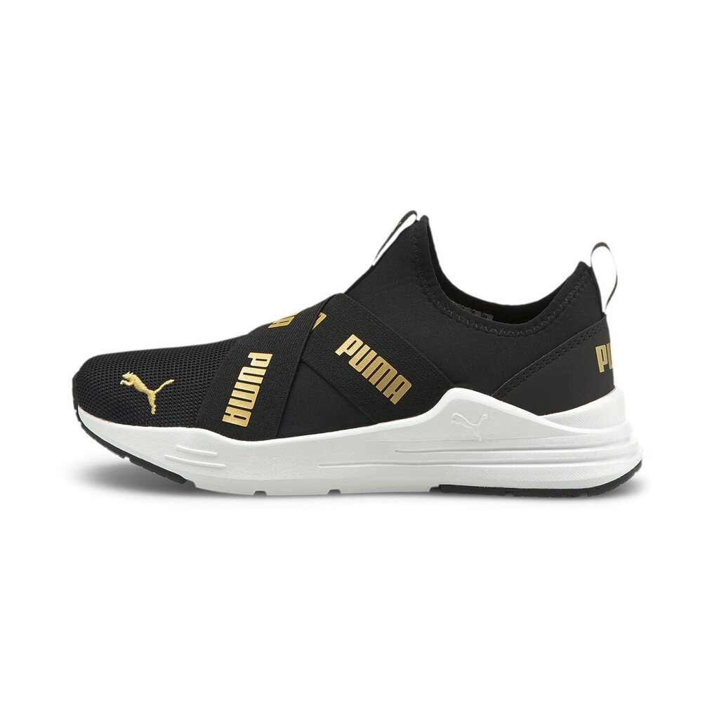 Puma spordijalatsid Wired Run 381993*02, must/kuldne 4063699826647 hind ja info | Laste spordijalatsid | kaup24.ee