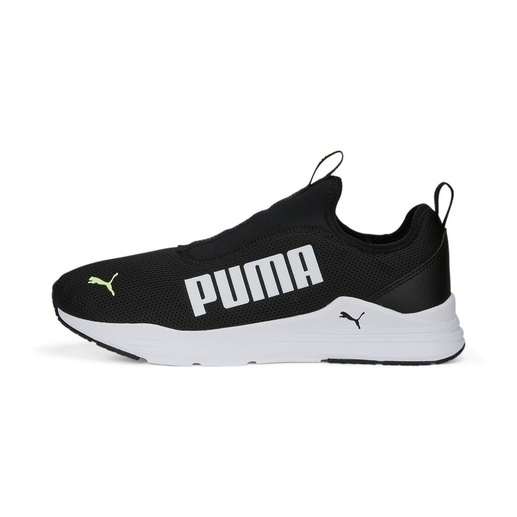 Puma meeste vabaajajalatsid Wired Rapid 385881*09, must/valge 4065452796877 цена и информация | Spordi- ja vabaajajalatsid meestele | kaup24.ee