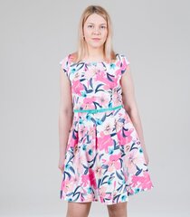 Женское платье 232355 01, белый/розовый 232355*01-046 цена и информация | Платья | kaup24.ee