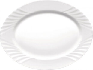 Поднос Bormioli Rocco Ebro Овальный Белый Cтекло (36 cm) (12 штук) цена и информация | Посуда, тарелки, обеденные сервизы | kaup24.ee