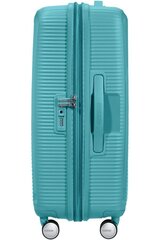 American Tourister большой чемодан Soundbox Spinner Expandable 77см,  Turquise Tonic L цена и информация | Чемоданы, дорожные сумки | kaup24.ee