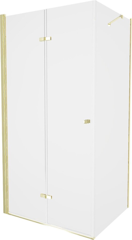 Dušikabiin Mexen Lima koos aluse ja sifooniga, Gold+White/Gold, 70x70,80,90,100 cm hind ja info | Dušikabiinid | kaup24.ee