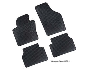 Kummimatid Volkswagen Tiquan 2007-2016 /4pc, 0400 цена и информация | Резиновые коврики | kaup24.ee