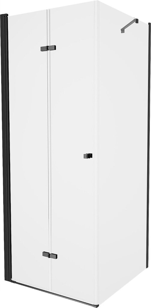 Dušikabiin Mexen Lima koos aluse ja sifooniga, Black+White/Black, 120x70,80,90 cm hind ja info | Dušikabiinid | kaup24.ee