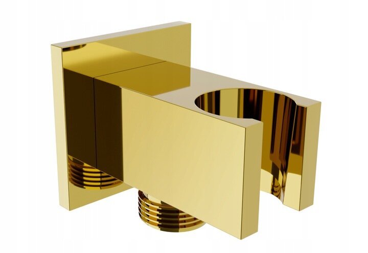 Peidetud duši- ja vannikomplekt koos termostaadiga Mexen Cube 7in1, 25x25 cm, Gold hind ja info | Komplektid ja dušipaneelid | kaup24.ee