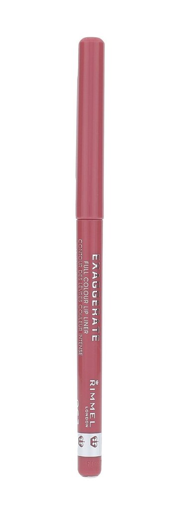 Veekindel huulepliiats Rimmel London Exaggerate Full Colour 0.25 g, 063 Eastend Snob цена и информация | Huulepulgad, -läiked, -palsamid, vaseliin | kaup24.ee