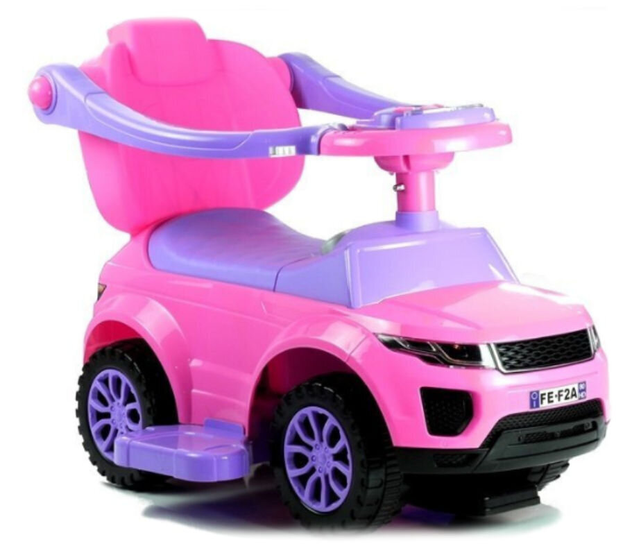 Tõukur-kõndimistugi lastele Sport Car, roosa hind ja info | Imikute mänguasjad | kaup24.ee