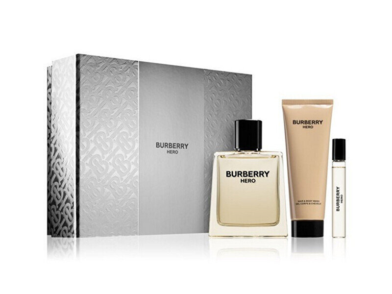 Komplekt meestele Burberry Hero: EDT, 100 ml + dušigeel, 75 ml + EDT 10 ml hind ja info | Meeste parfüümid | kaup24.ee