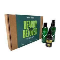 Набор Men Rock Sicilian Lime Beard Kit: шампунь для бороды, 100 мл + бальзам для бороды, 100 мл + масло для бороды, 30 мл цена и информация | Средства для бритья | kaup24.ee