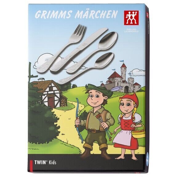 Zwilling Grimms Fairy Tales laste söögiriistade komplekt, 4 eset hind ja info | Söögiriistad | kaup24.ee