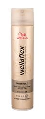 Лак для волос Wellaflex Shiny Hold Ultra Strong Hold, 250 мл цена и информация | Средства для укладки волос | kaup24.ee