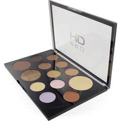 Näo kontuurimispalett Makeup Revolution Pro HD Palette The Works Medium/Dark 27 g цена и информация | Пудры, базы под макияж | kaup24.ee