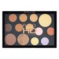 Näo kontuurimispalett Makeup Revolution Pro HD Palette The Works Medium/Dark 27 g цена и информация | Jumestuskreemid, puudrid | kaup24.ee