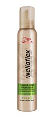 Ultratugeva fikseerimisega vahtkõvendi Wella flex Ultra Strong (Mousse) 200 ml hind ja info | Viimistlusvahendid juustele | kaup24.ee