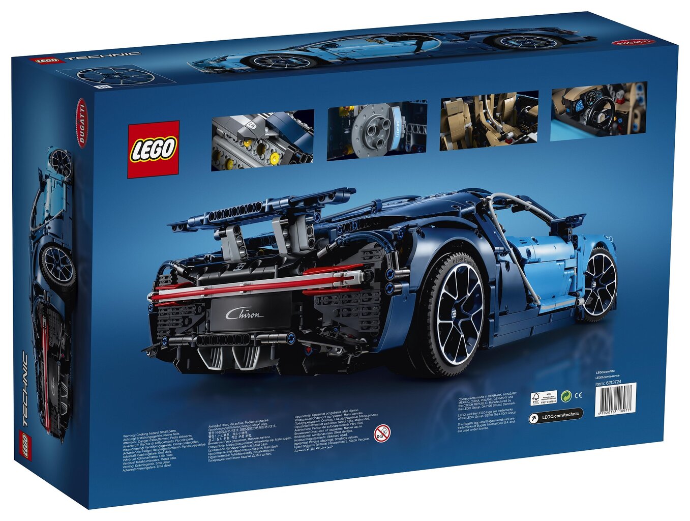 42083 LEGO® Technic Bugatti Chiron цена и информация | Klotsid ja konstruktorid | kaup24.ee