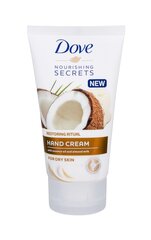 Kätekreem väga kuivale nahale mandlipiima ja kookosõliga Dove Nourishing Secrets 75 ml цена и информация | Кремы, лосьоны для тела | kaup24.ee