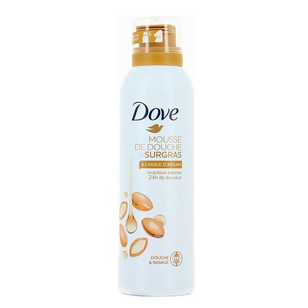 Vaht-dušigeel argaaniõliga Dove Shower Mousse 200 ml цена и информация | Dušigeelid, õlid | kaup24.ee