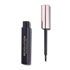 Перманентная тушь для бровей Makeup Revolution Brow Tint Dark Brown 6 мл цена и информация | Карандаши, краска для бровей | kaup24.ee