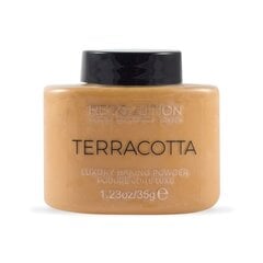 Матовая рассыпчатая пудра Makeup Revolution Luxury Baking Powder Terracotta 35 г цена и информация | Пудры, базы под макияж | kaup24.ee