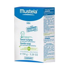 Нежное мыло Mustela Gentle Soap для детей 150 г цена и информация | Косметика для мам и детей | kaup24.ee