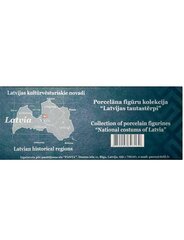 Portselanist kujukesed Läti rahvuslikud kostüümid hind ja info | Sisustuselemendid | kaup24.ee