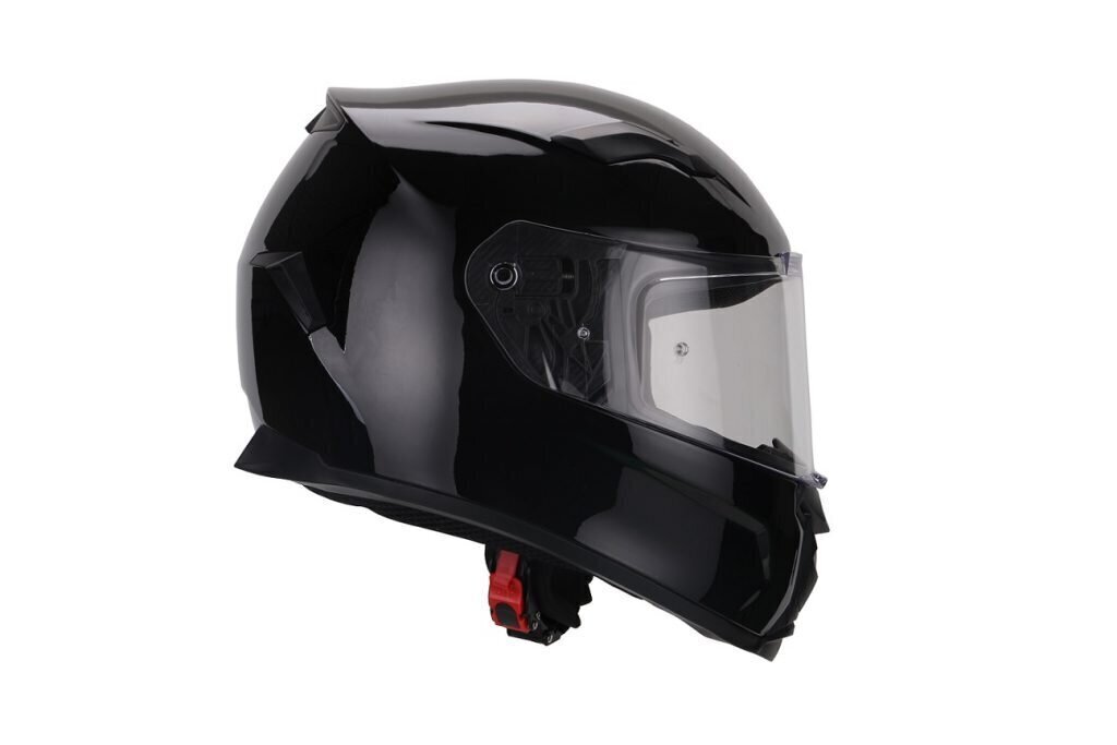 Motokiiver Vito Helmets, mudel Duomo läikiv must + Smoke visiir + tasuta kingitus hind ja info | Mootorratta kiivrid | kaup24.ee