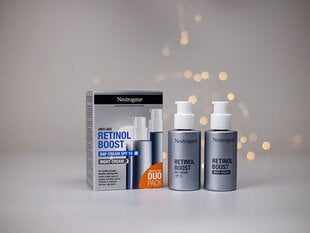 Kosmeetikakomplekt Neutrogena Retinol Boost: päevakreem SPF 15 50 ml + öökreem koos retinooliga 50 ml цена и информация | Кремы для лица | kaup24.ee