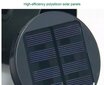 Silindriline päikeseenergia ja automaatse sisse/väljalülitusega välisvalgusti цена и информация | Aia- ja õuevalgustid | kaup24.ee