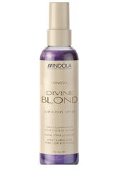 Lilla sära andev juuksespei heledatele juustele Indola Innova Divine Blond Luminous 150 ml hind ja info | Viimistlusvahendid juustele | kaup24.ee