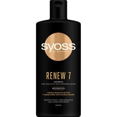 Syoss Shampoo Renew 7, 440 ml цена и информация | Шампуни | kaup24.ee