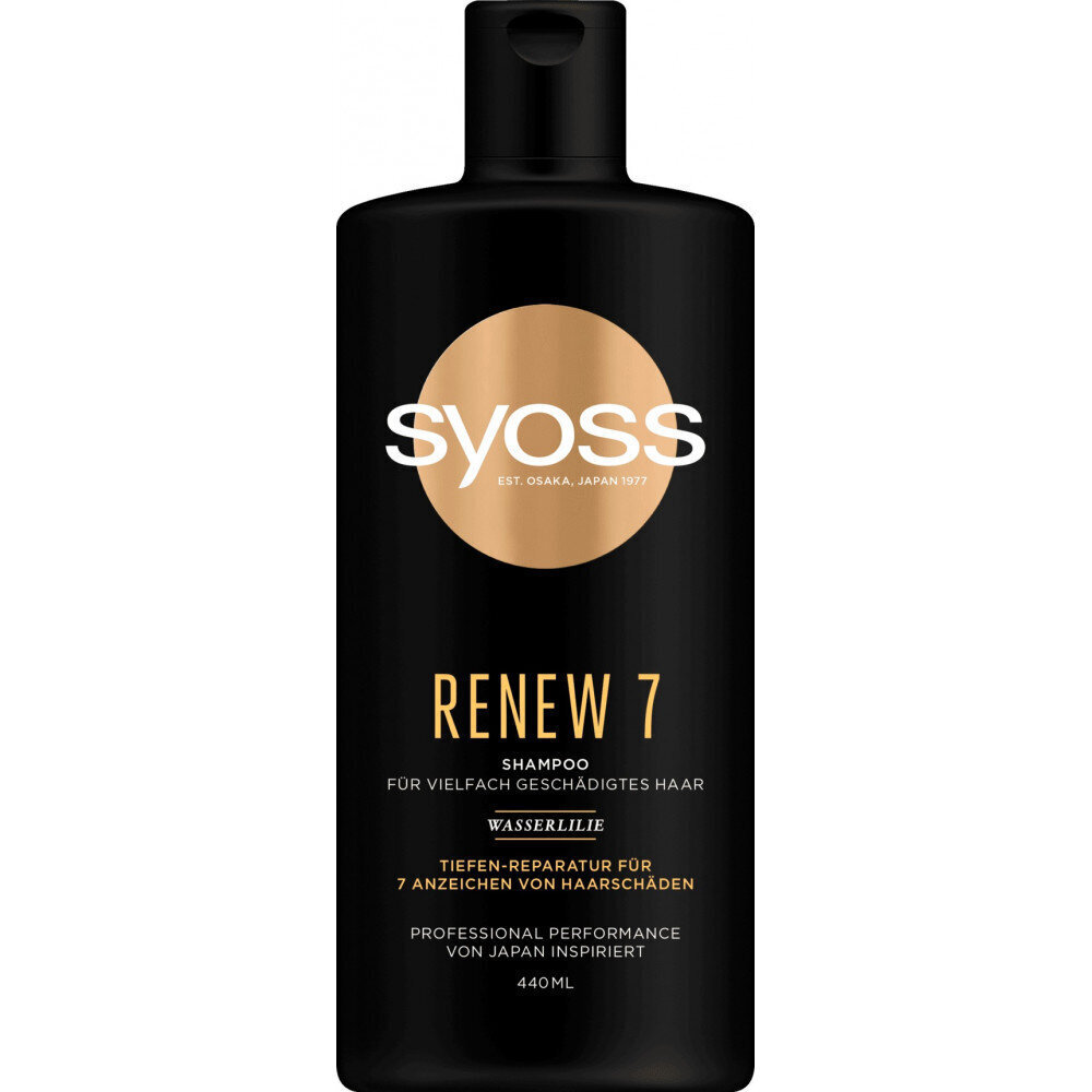 Syoss Shampoo Renew 7, 440 ml цена и информация | Šampoonid | kaup24.ee