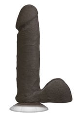 Realistlik topelttihedusega dildo 6 Chocolate hind ja info | Dildod | kaup24.ee