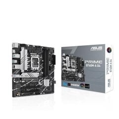 Asus PRIME B760M-A D4, Micro ATX, LGA1700, DDR4 hind ja info | Emaplaadid | kaup24.ee