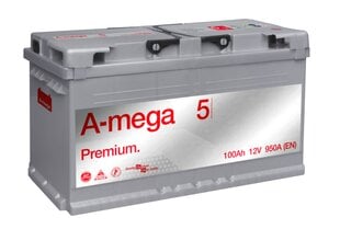 Aku A-MEGA Premium 100Ah 950A цена и информация | Батареи | kaup24.ee