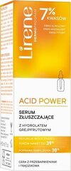 Kooriv näoseerum Lirene acid power, 30ml цена и информация | Сыворотки для лица, масла | kaup24.ee