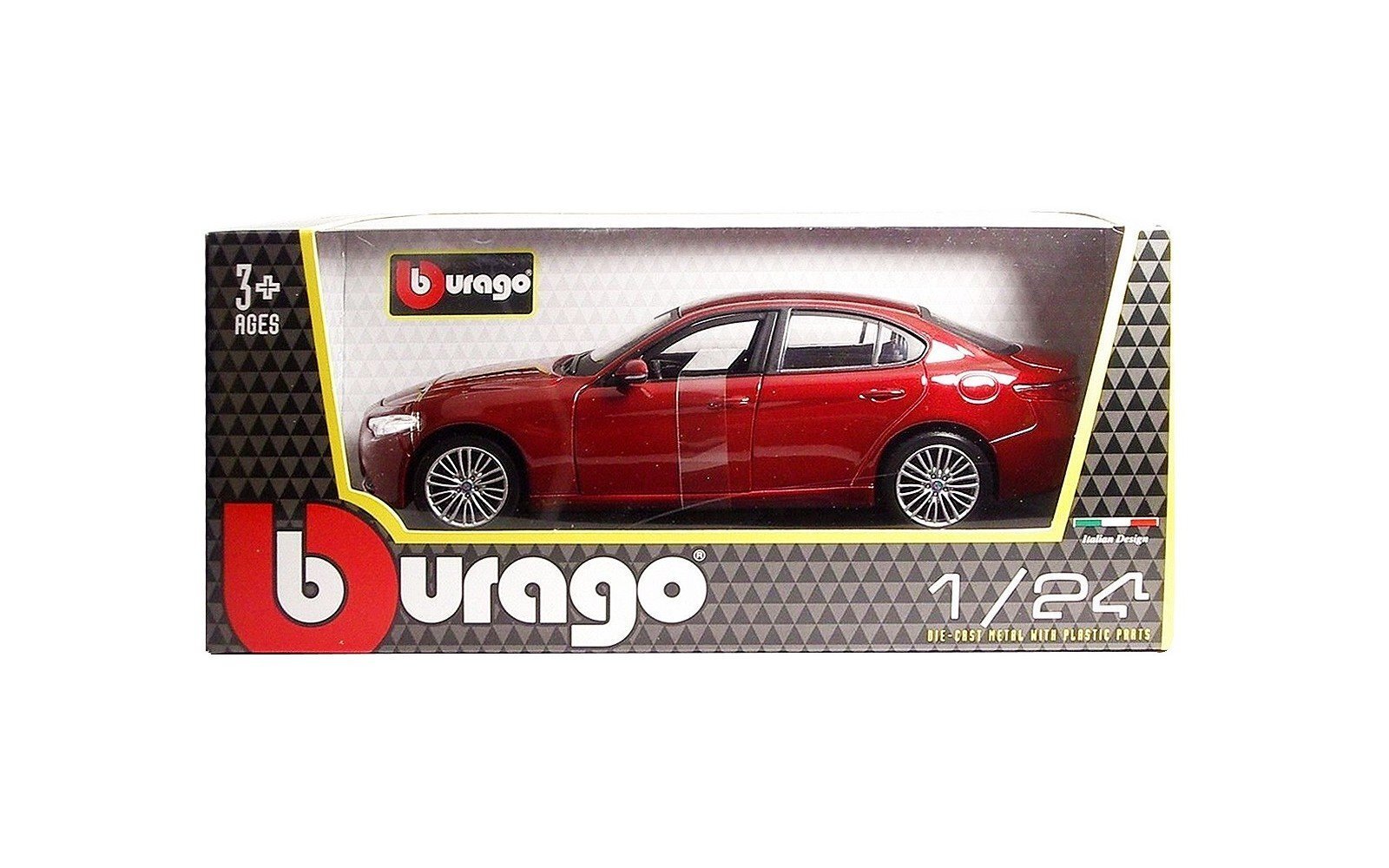 Automudel Bburago Alfa Romeo Giulia 1:24 hind ja info | Poiste mänguasjad | kaup24.ee